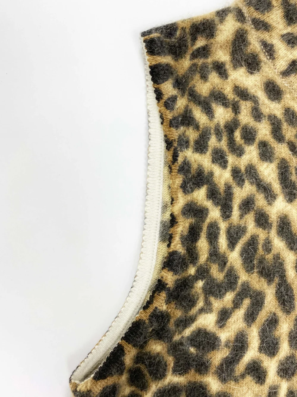 John Galliano F/W 2002 leopard print angora sweater — JAMES VELORIA